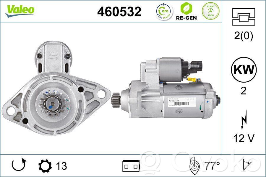Volkswagen Golf Plus Motorino d’avviamento 
