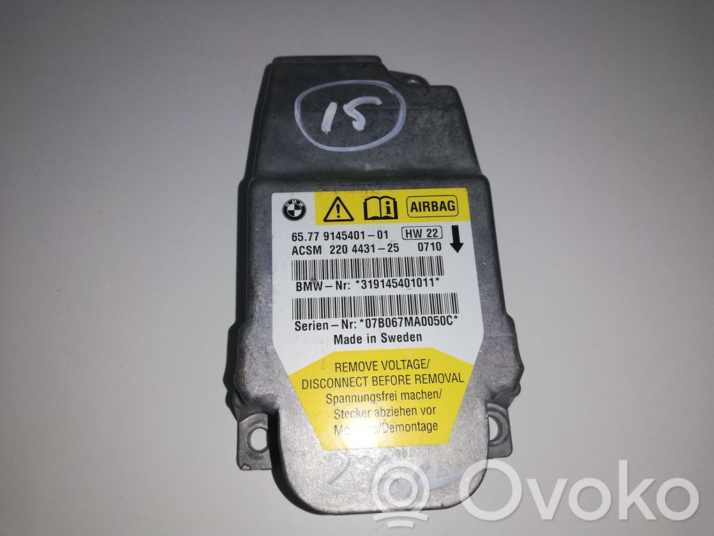 BMW 5 E60 E61 Airbag control unit/module 
