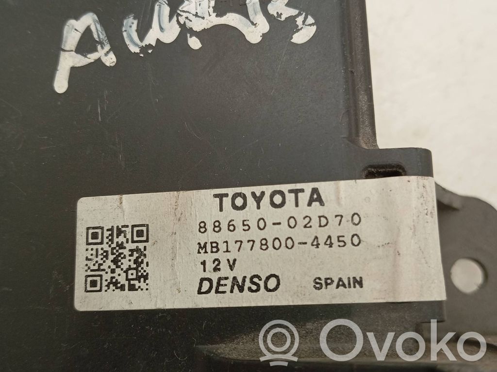 Toyota Auris E180 Other devices 
