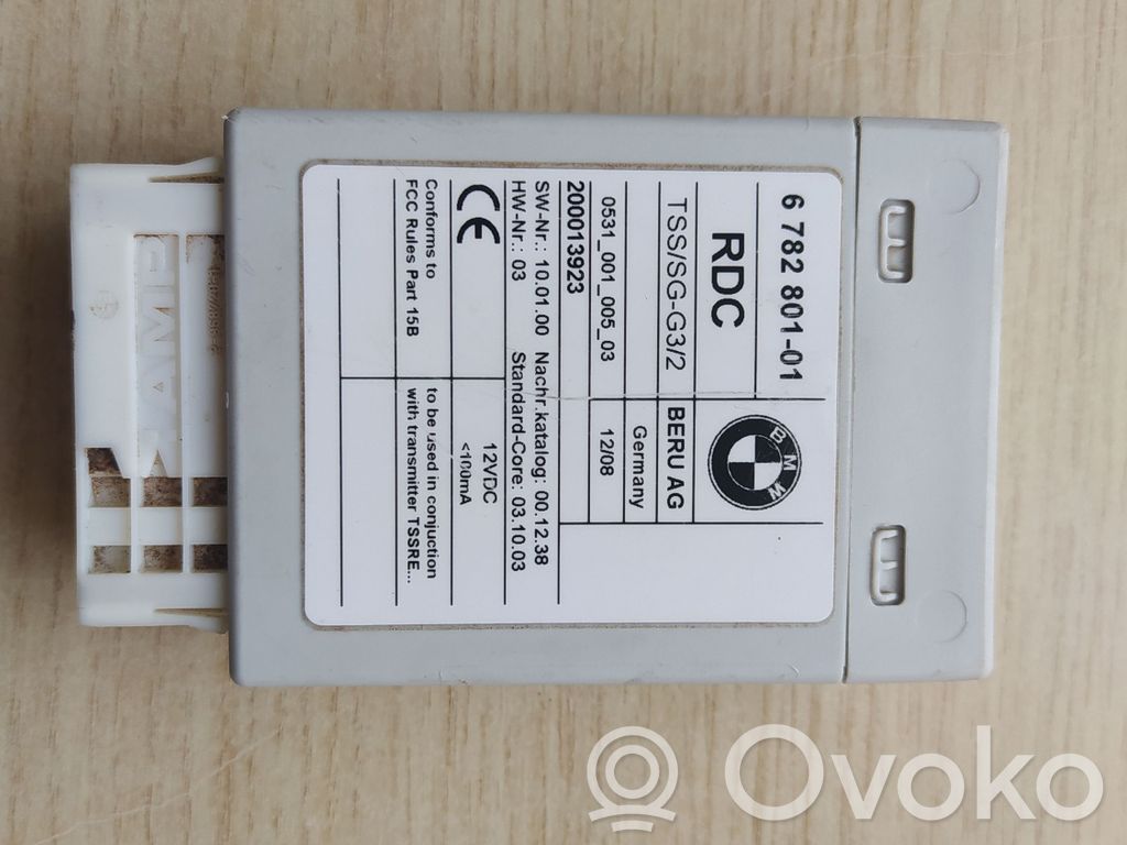BMW 3 E92 E93 Tire pressure control unit 