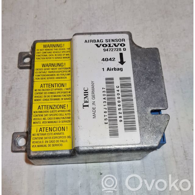 Volvo S70  V70  V70 XC Airbag control unit/module 