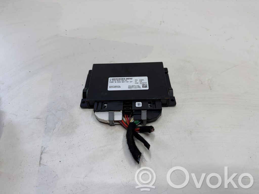Mercedes-Benz EQA Module de contrôle de boîte de vitesses ECU 