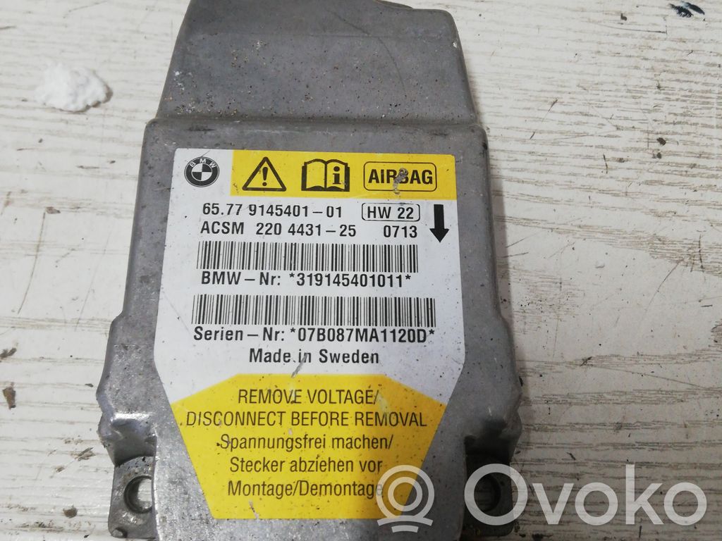 Airbagsteuergerät   65779145401
