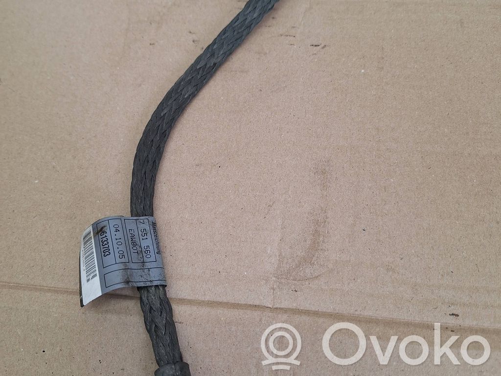 BMW 5 E60 E61 Negative earth cable (battery) 