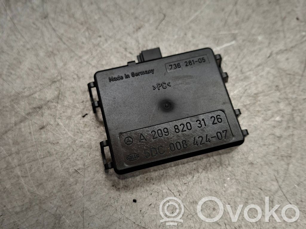 Mercedes-Benz E W211 Sensor de lluvia 