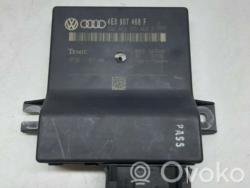 Audi A8 S8 D3 4E Gateway control module 