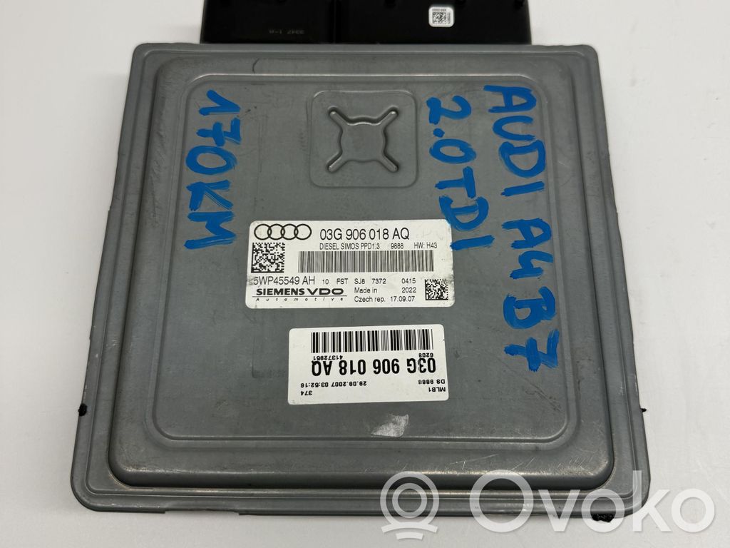 Audi A4 S4 B7 8E 8H Engine control unit/module ECU 