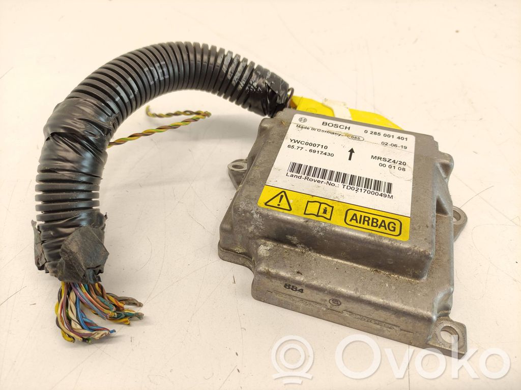 Sterownik / Moduł Airbag   YWC000710,TD021700049M,0285001401,6917430
