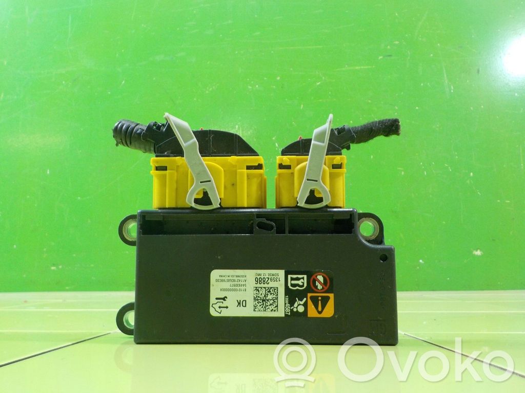 Peugeot 208 I Airbag control unit/module 