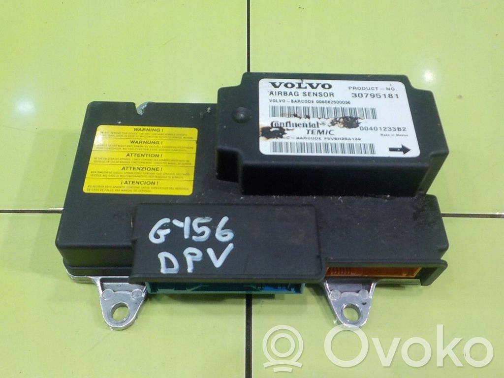 Volvo C70 Airbag control unit/module 