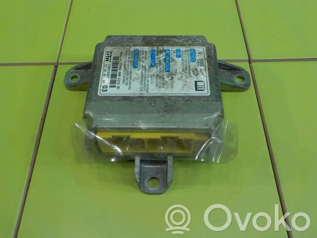 Honda Civic Airbag control unit/module 