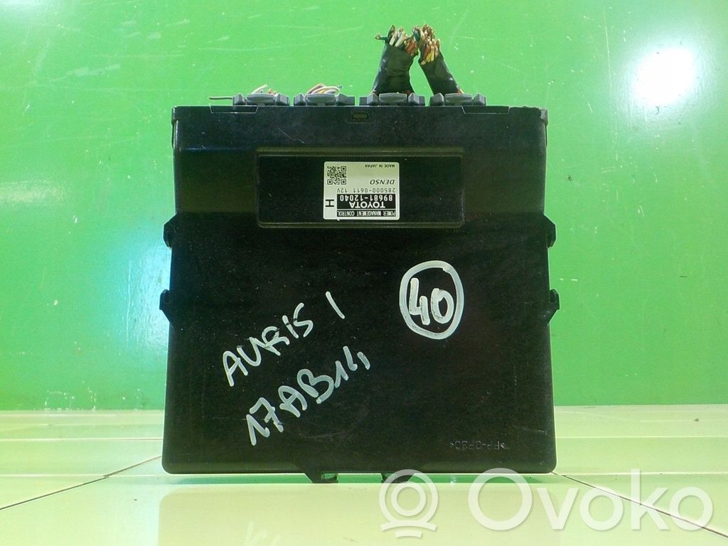 Toyota Auris 150 Glow plug pre-heat relay 