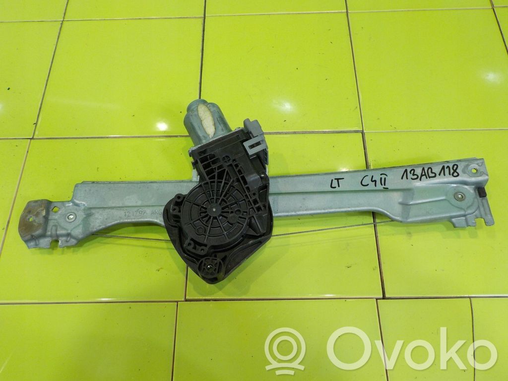 Citroen C4 II Front door window regulator with motor 