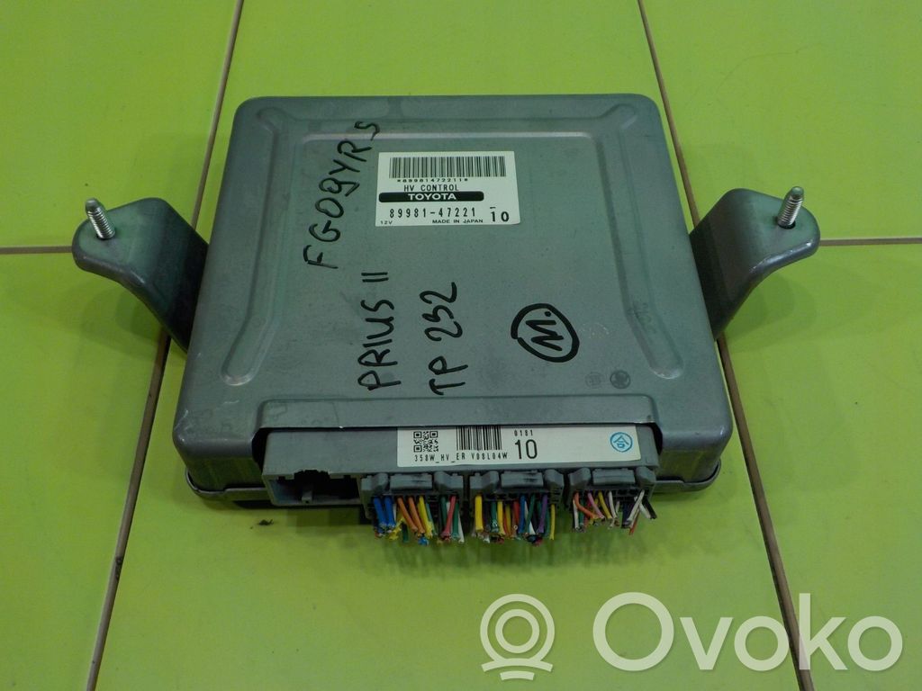 Toyota Prius (XW20) Unitate/modul de control motor 
