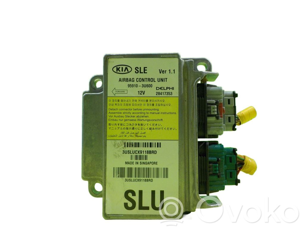 KIA Sportage Airbag control unit/module 