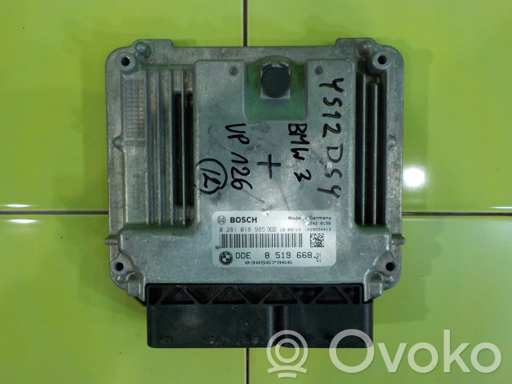 BMW 3 E90 E91 Calculateur moteur ECU 