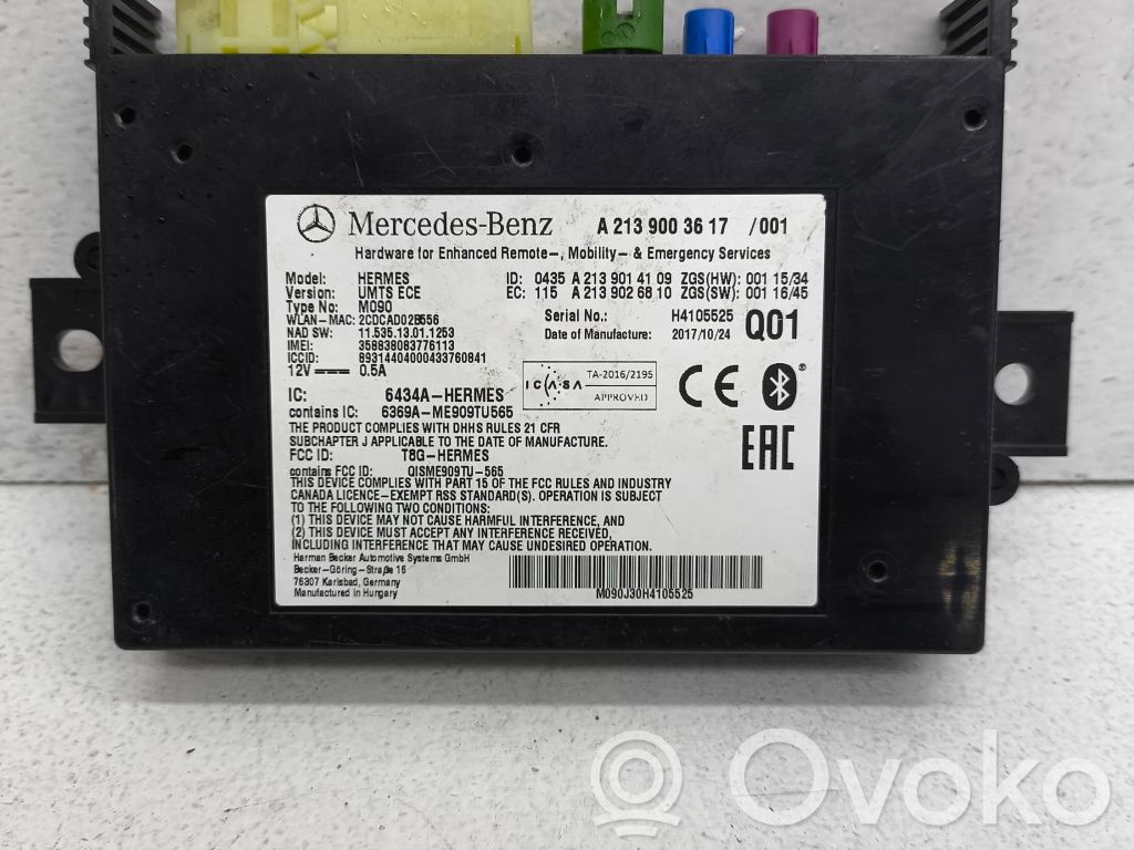 Mercedes-Benz C W205 Other control units/modules 