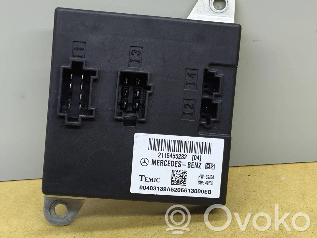 Mercedes-Benz E W211 Comfort/convenience module 