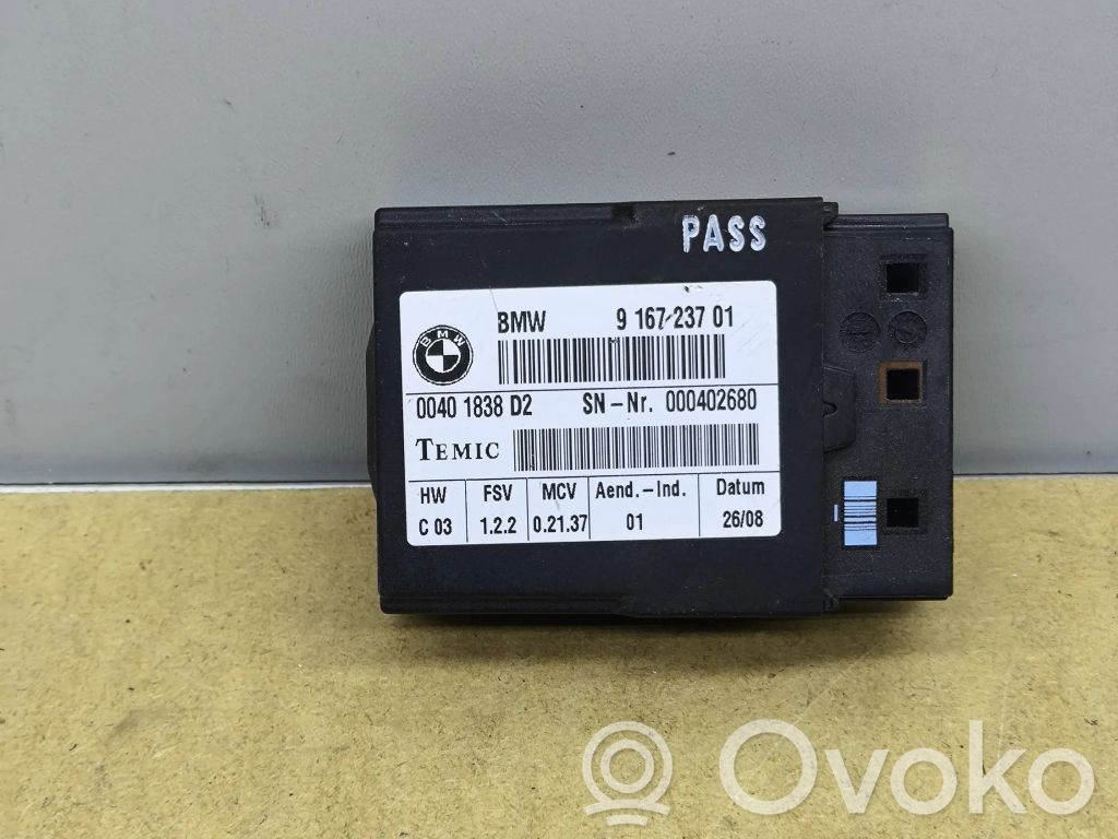 BMW 3 E92 E93 Sėdynės valdymo blokas 