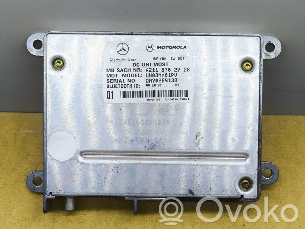 Mercedes-Benz CLS C219 Bluetooth modulis 
