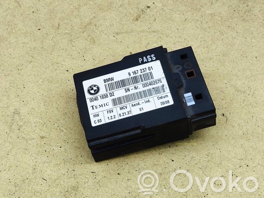 BMW 3 E92 E93 Sėdynės valdymo blokas 