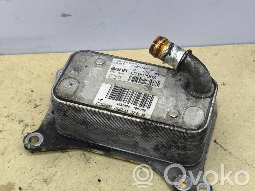 Mercedes-Benz C W204 Mocowanie / uchwyt filtra oleju 