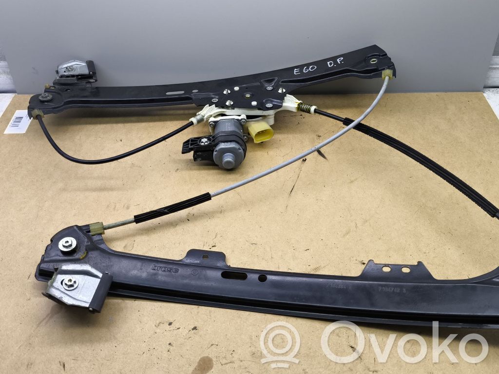 BMW 5 E60 E61 Front door window regulator with motor 