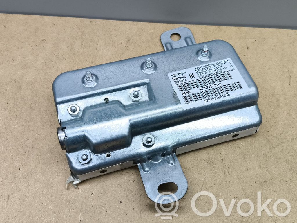 BMW 7 E65 E66 Aizmugurējo durvju drošības spilvens 