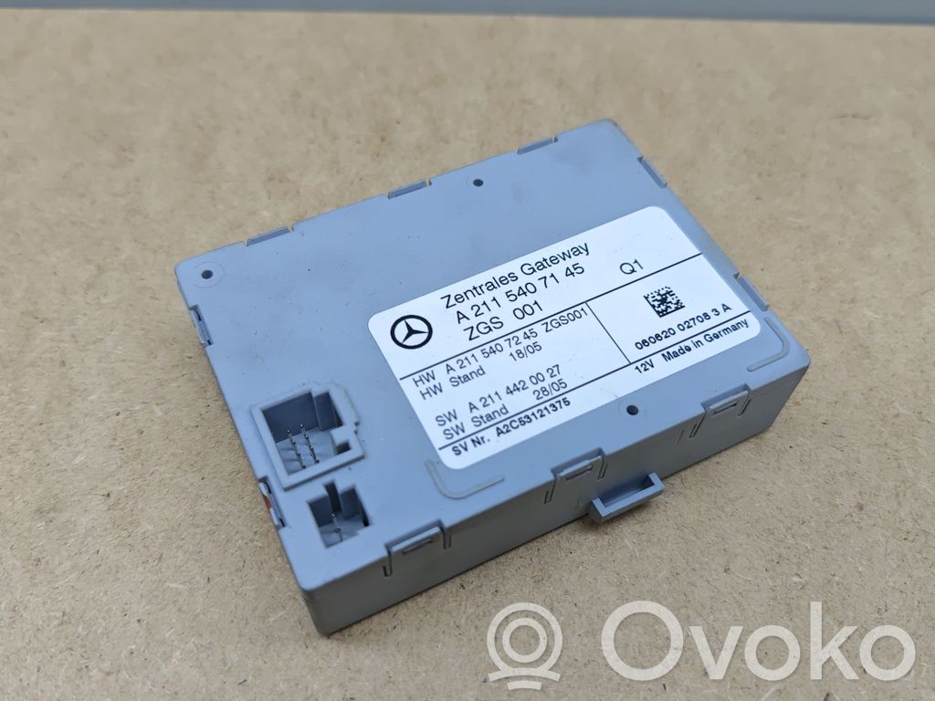 Mercedes-Benz CLS C219 Módulo de control Gateway 