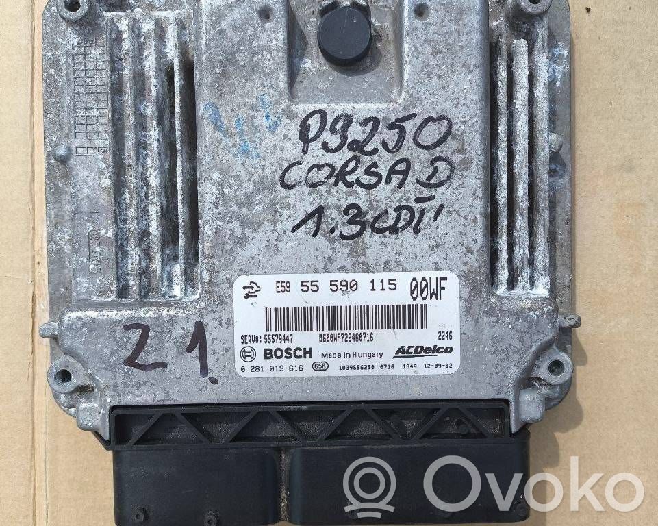 Opel Corsa D Engine control unit/module 