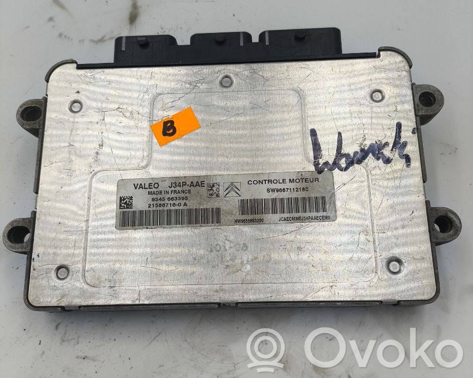 Sterownik / Moduł ECU   9667112180,9345663395,9655883280,215867160A