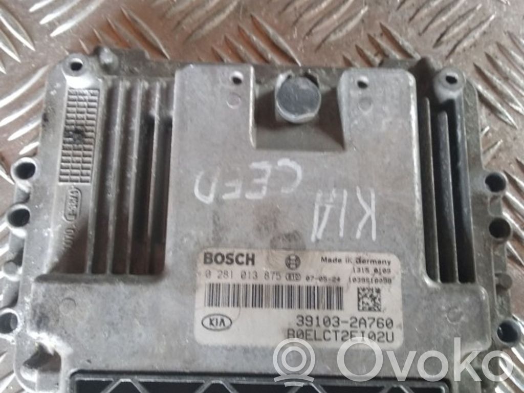 Блок управления двигателя   0281013875,391032A760,B0ELCT2EI02U,1039S18098