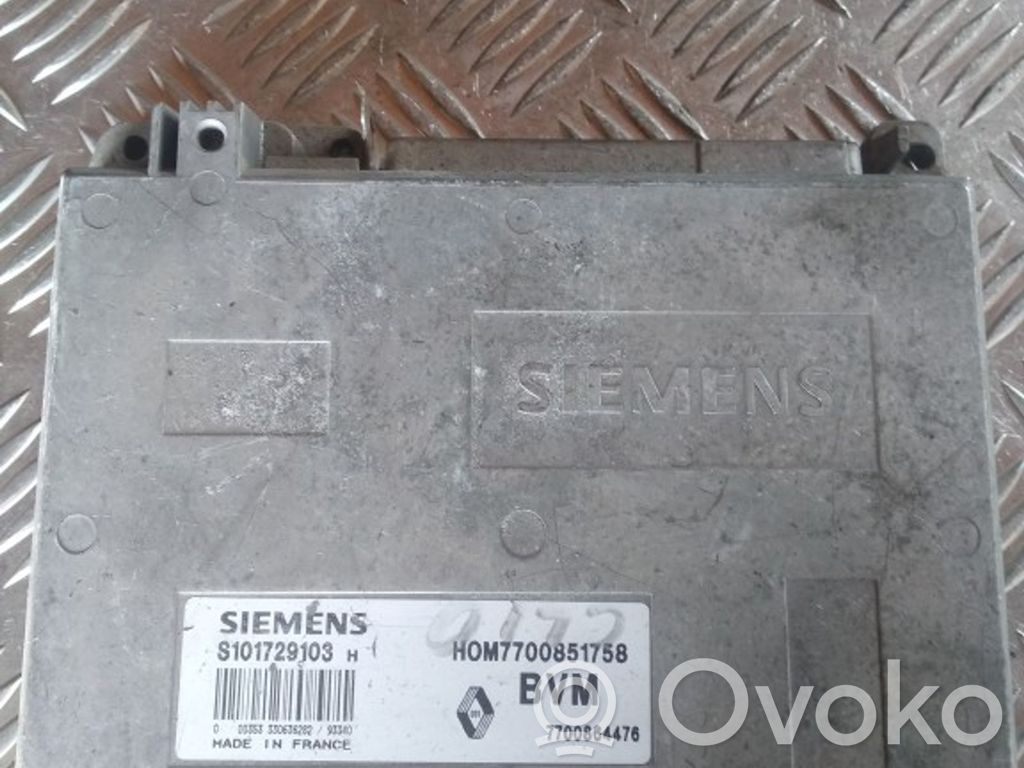 Engine control unit/module   S101729103H,HOM7700851758,7700864476