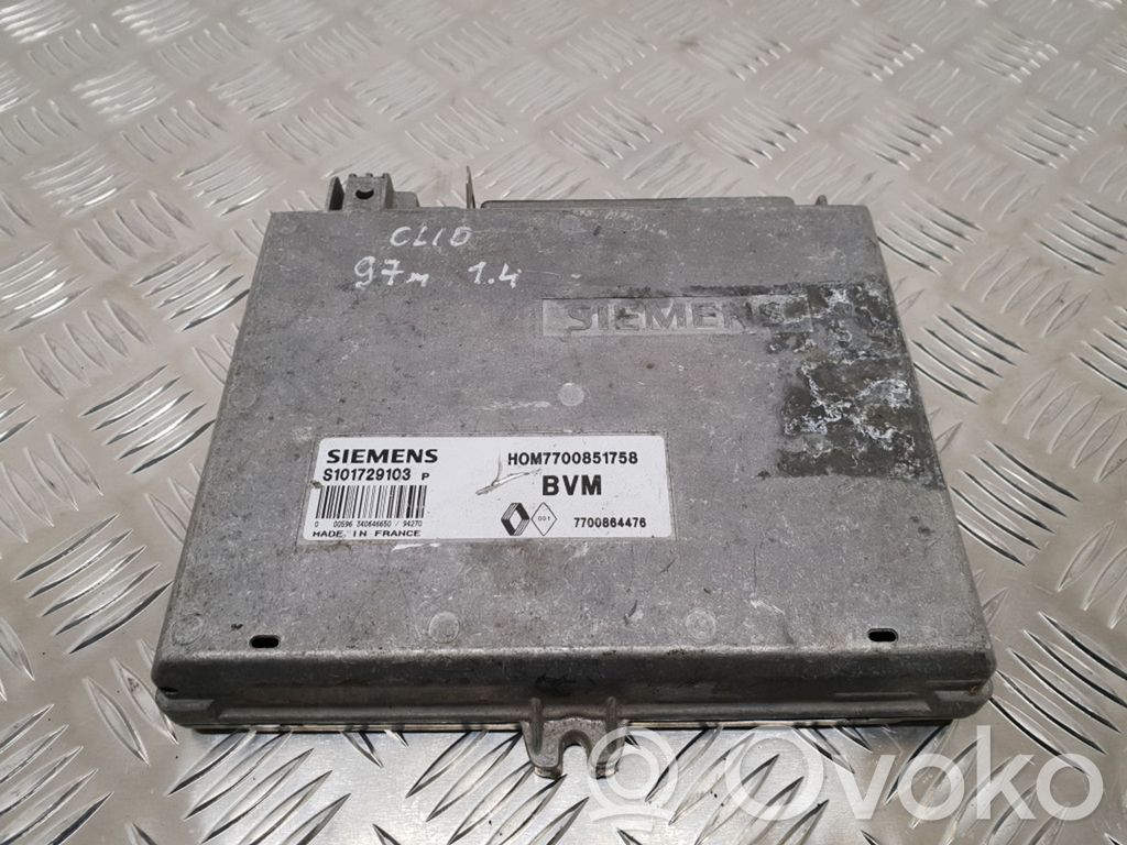 Engine control unit/module   S101729103P,7700851758