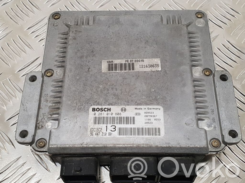 Engine control unit/module   0281010808,9644721080