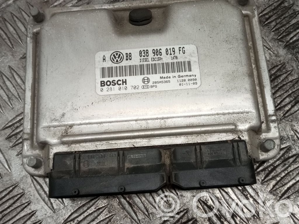 Engine control unit/module   038906019FG,28SA5365,0281010702