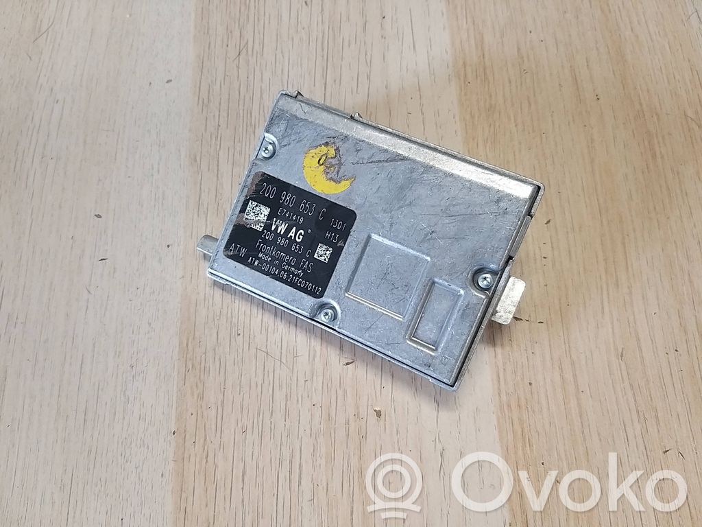Volkswagen Polo VI Windshield/windscreen camera 