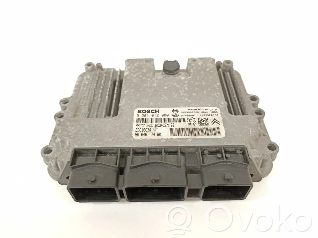 Citroen C4 Grand Picasso Engine control unit/module 