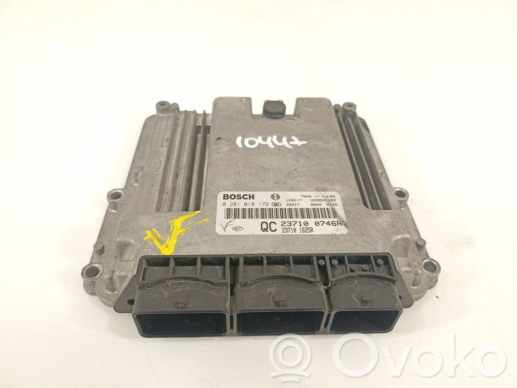 Engine control unit/module   237100746R,0281018172