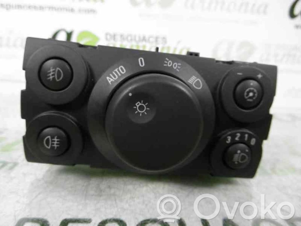 Opel Astra G Interruptor de control del panel de luces 