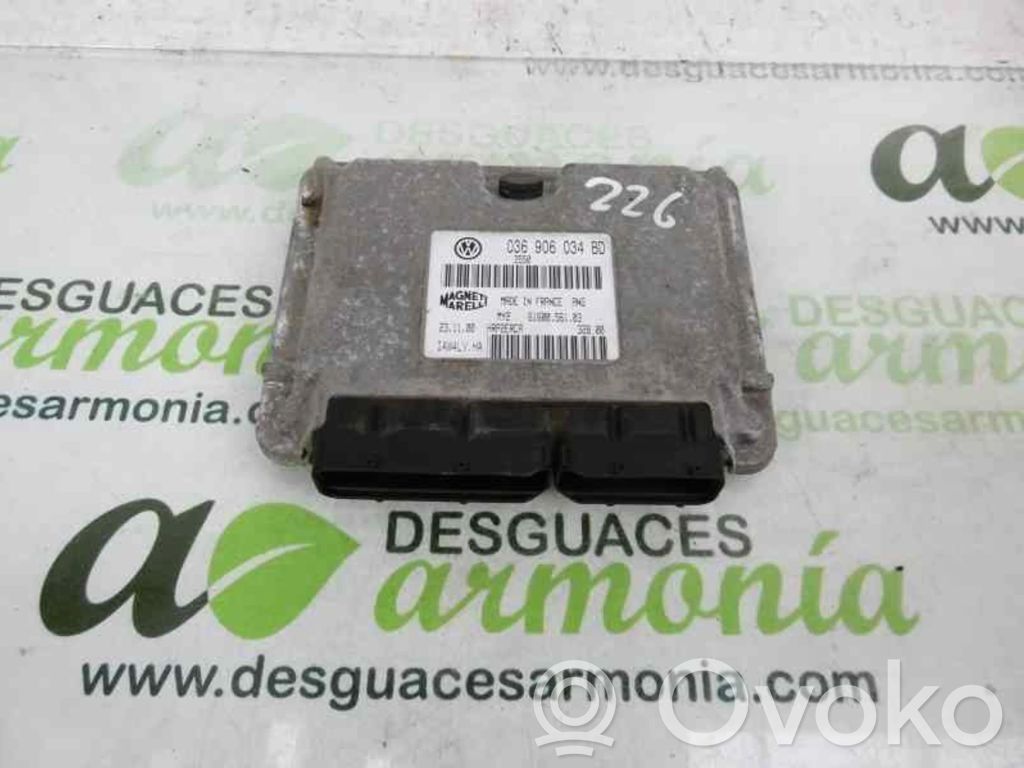 Unidad de control/módulo del motor   036906034BD
