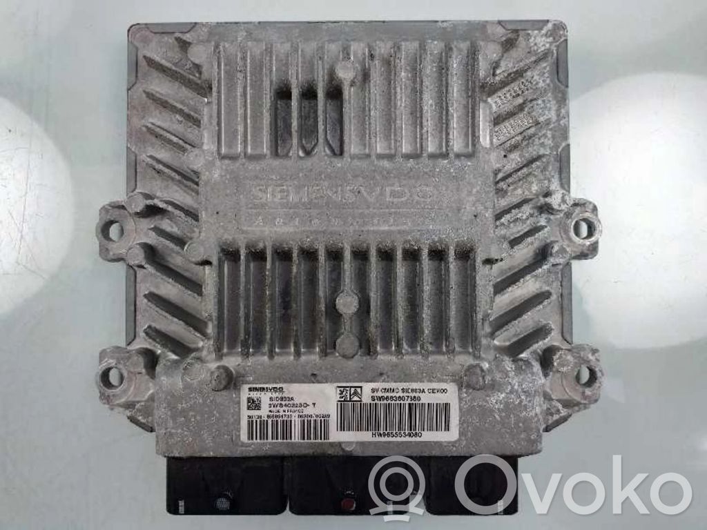 Engine control unit/module   9663607380,9655534080,5WS40323D