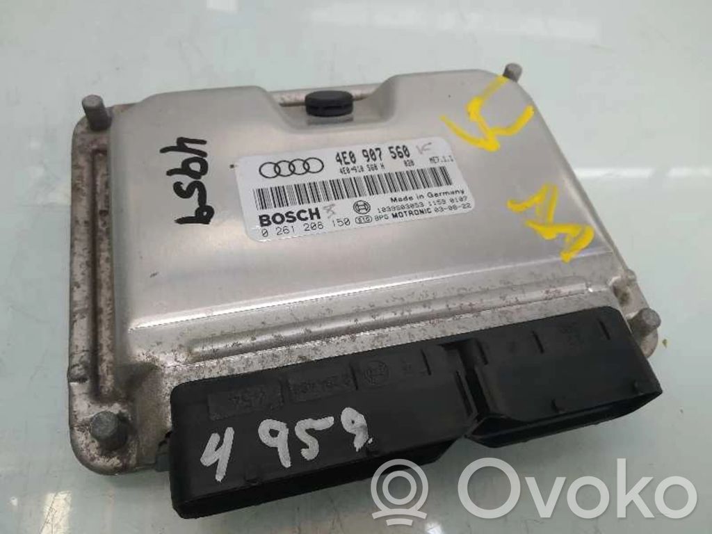 Audi A8 S8 D3 4E Блок управления двигателя 