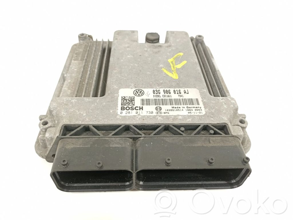Engine control unit/module   03G906016AJ,0281011730