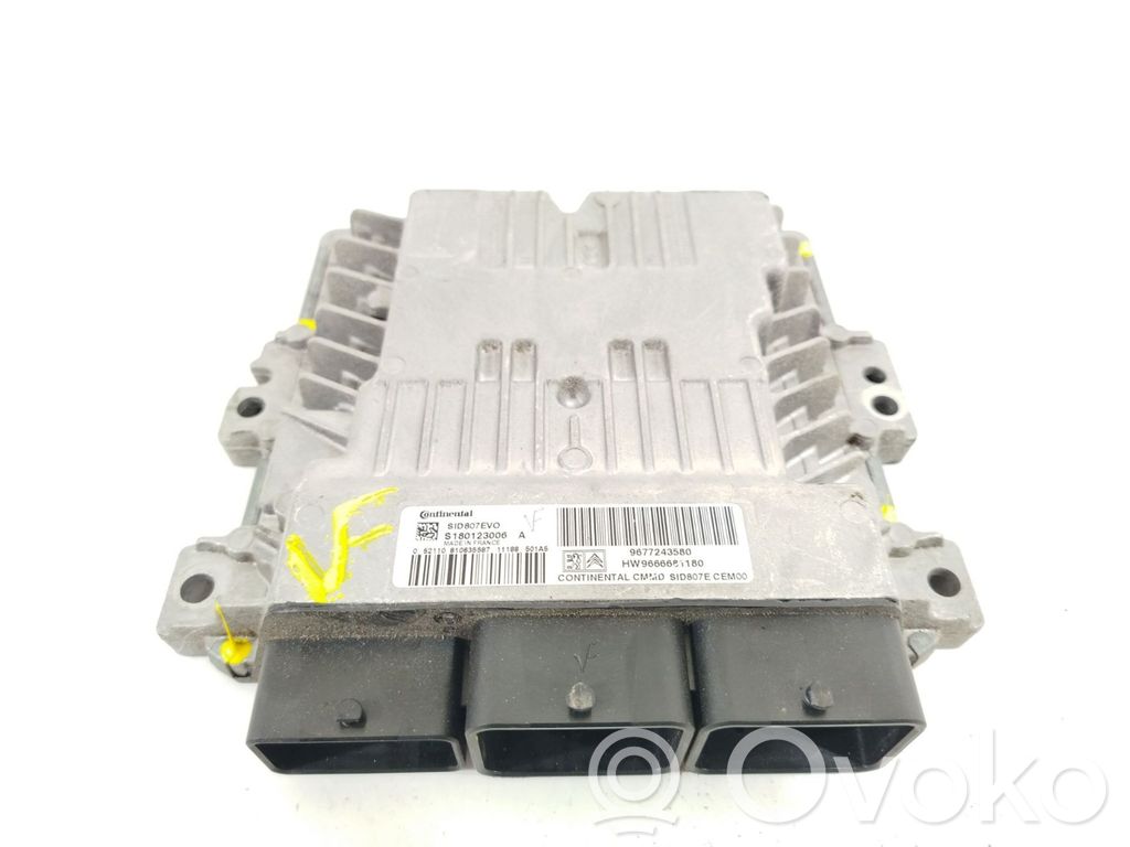 Engine control unit/module   9677243580,S180123006,9666681180