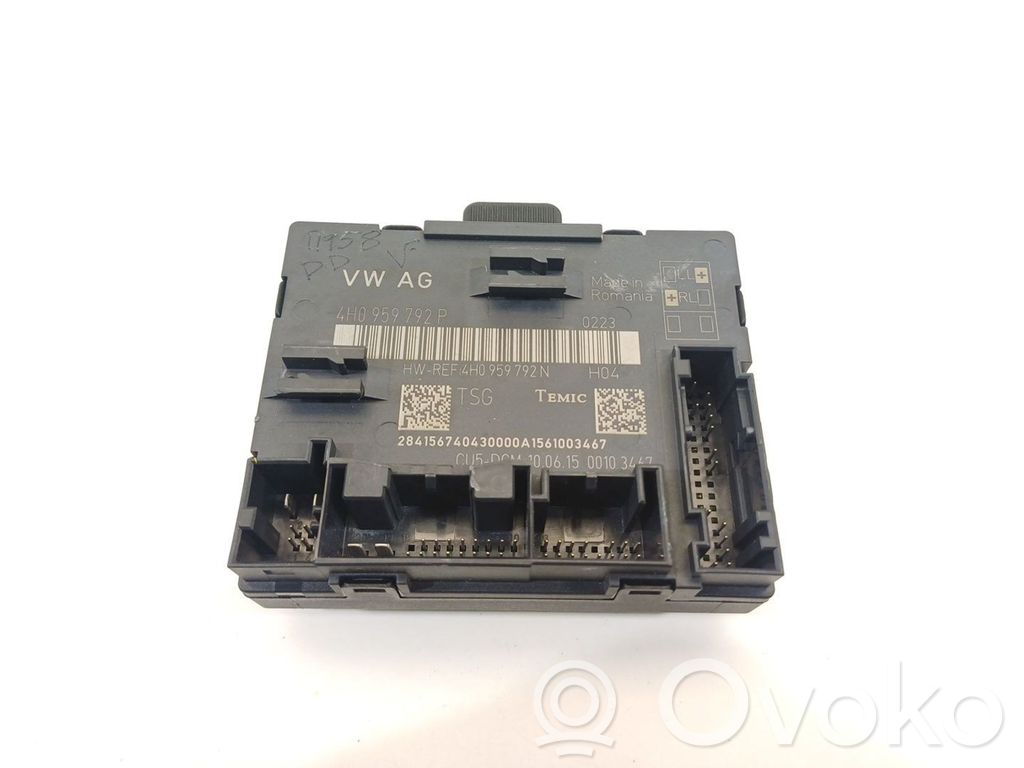 Mukavuusmoduuli   4H0959792P