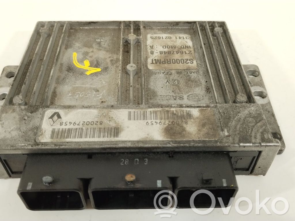 Engine control unit/module   8200279459,216478488,8200279458