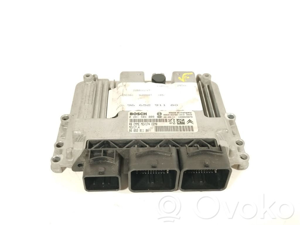 Engine control unit/module   9665291180,9663193780,0261S04009