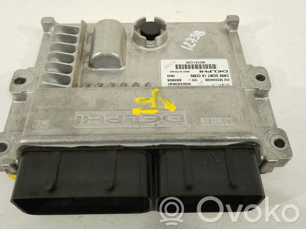 Peugeot Traveller Engine control unit/module 