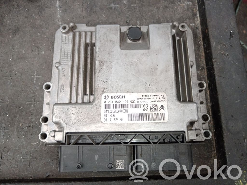 Engine control unit/module   9814182680,0281032456,9806460480
